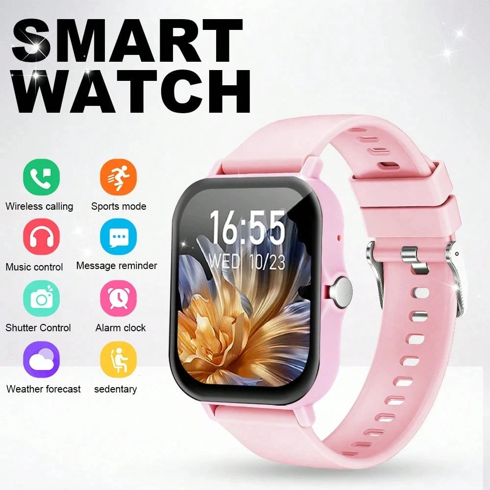 LOMAXFR Smart Watch – Bluetooth Calling, Fitness & Music