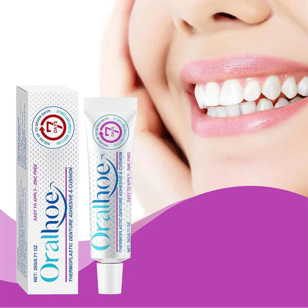 Thermoplastic Denture Adhesive – Secure Fit for Dentures, 20g Denture Adhesive Oasis Select