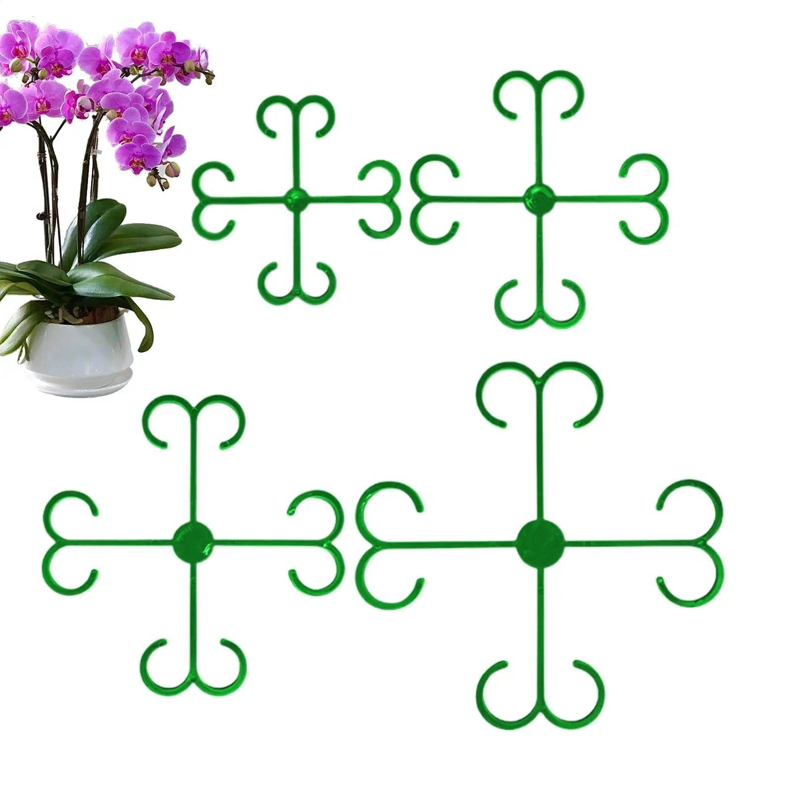 Plant Support Clips Stem Support Plant Climbers 4Pcs Vine Support Clips For Climbing Plants To Grow Upright Plant Stem Clips Oasis Select