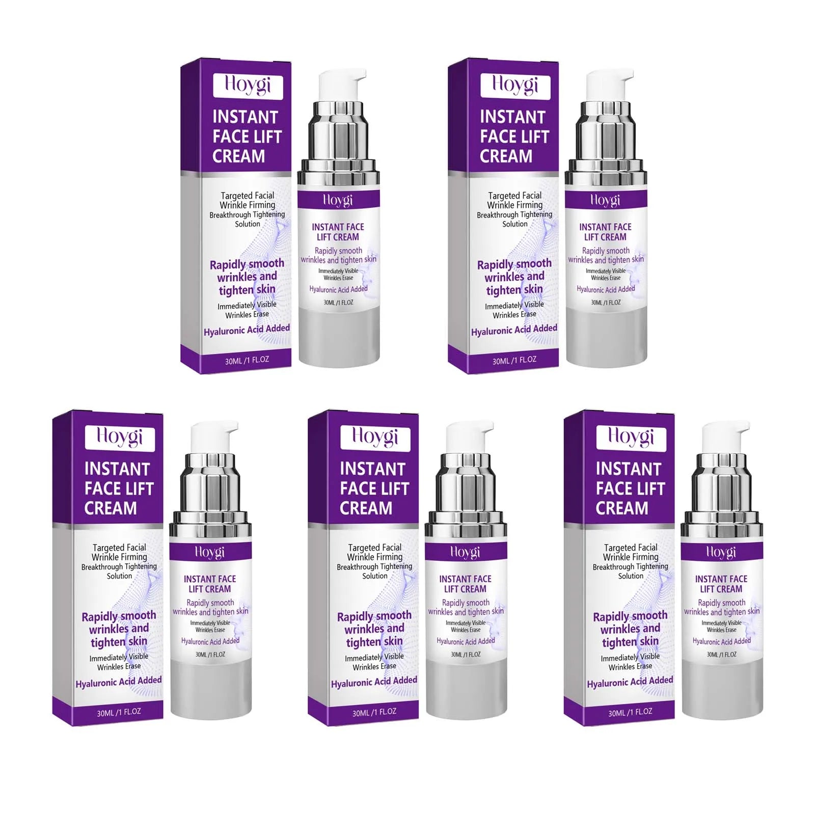 Face Lifting Firming Cream Smoothing Wrinkle Tighten Facial Skin Improve Dryness Brightening Repair Skin Care Retinol Face Cream Oasis Select 5 x 30ml Boxed
