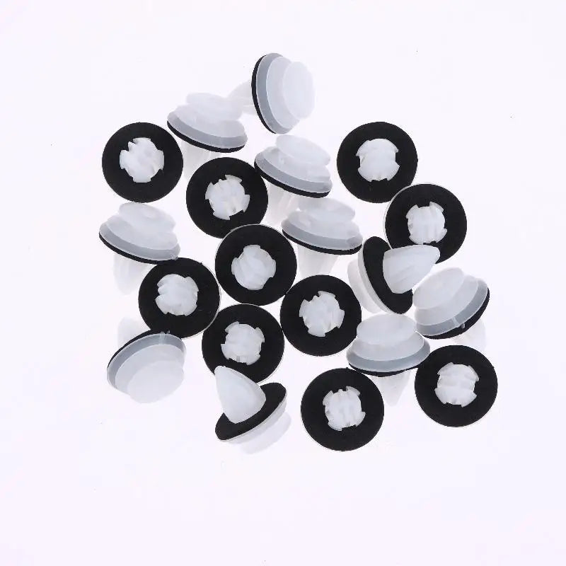 High Quality Green Nylon Auto Fastening Clips, 20/30/50Pcs Pack for Bumper Door Buckle, Best Car Interior Accessories Oasis Select White 20pcs