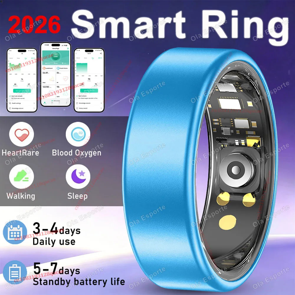 Ola Esporte Smart Ring – Heart Rate, Sleep & SpO₂ Tracker