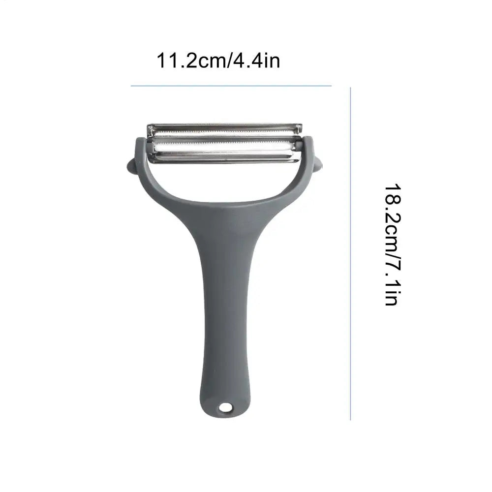 Vegetable Peeler Potato Peeler Multi-function Carrot Grater Fruit Tools Cuisine Pelador Carrot Grater Kitchen Accessories Oasis Select Gray 1PC
