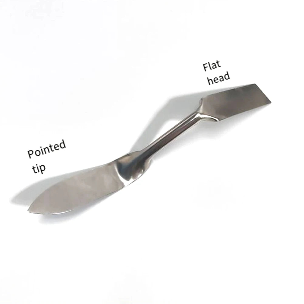 Stainless Steel Double-headed Plastering Trowel Caulking Finishing Tool Wall Brick Trowel For Seam Repair Cleaning Oasis Select