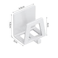 Stainless Steel Sponge Holder Self Adhesive Sink Drain Drying Sponges Racks Shelf Kitchen Storage Wall Hooks Holders Organizer Oasis Select milky white