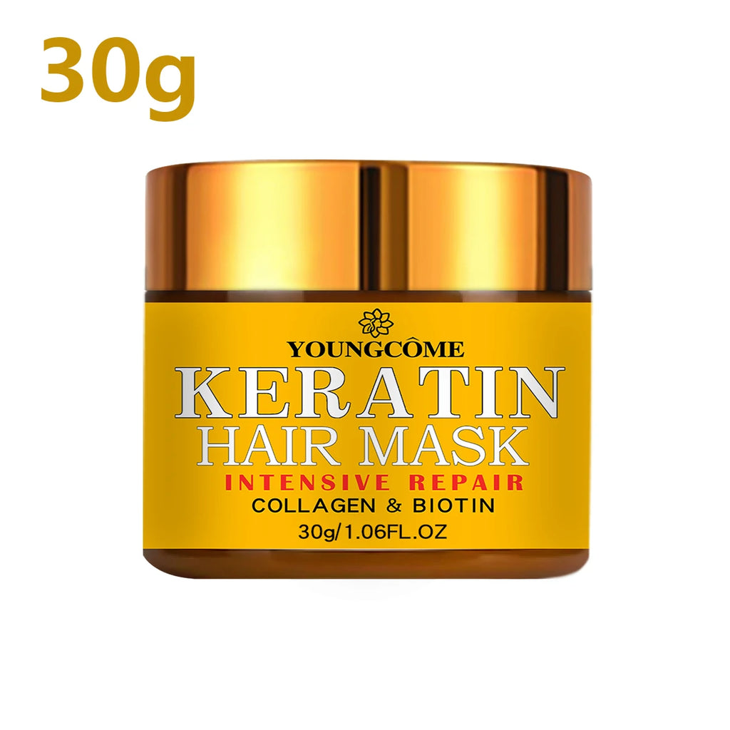Hair Repairs Hair Mask Biotin Collagen Keratin Treatment Hairs Conditioner Hair Essential Oil Nourishing for Dry Damaged Oasis Select 30g