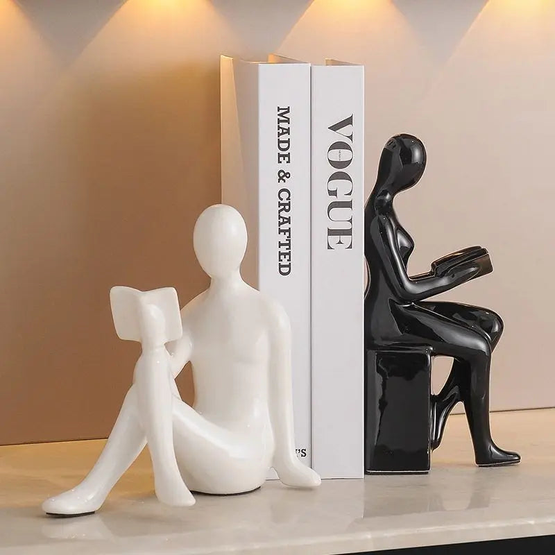 Light Luxury Ornaments High-end Modern Bookends Character Ornaments Home Furnishings Offices Study Decorations Oasis Select A