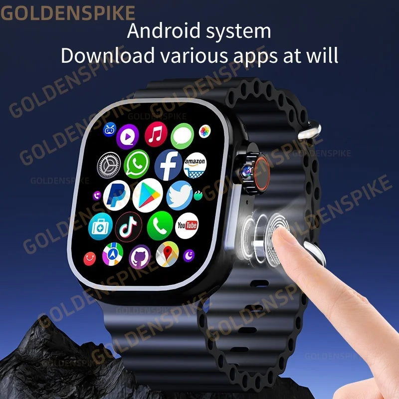 DW100 Pro Android 4G Smartwatch | GPS, AMOLED, 8MP Camera