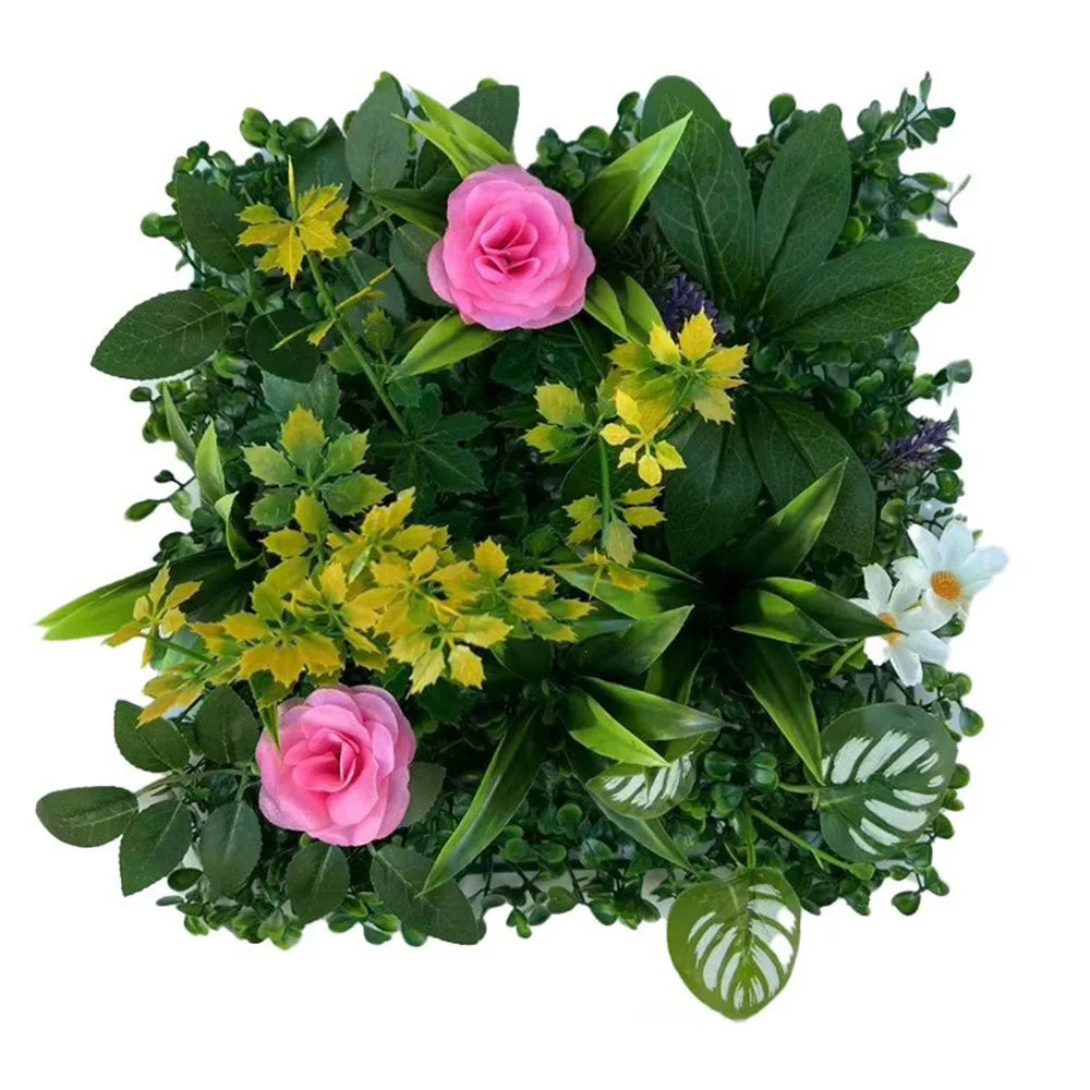 Artificial Plant Wall Panel 25x25cm | Faux Greenery Tile
