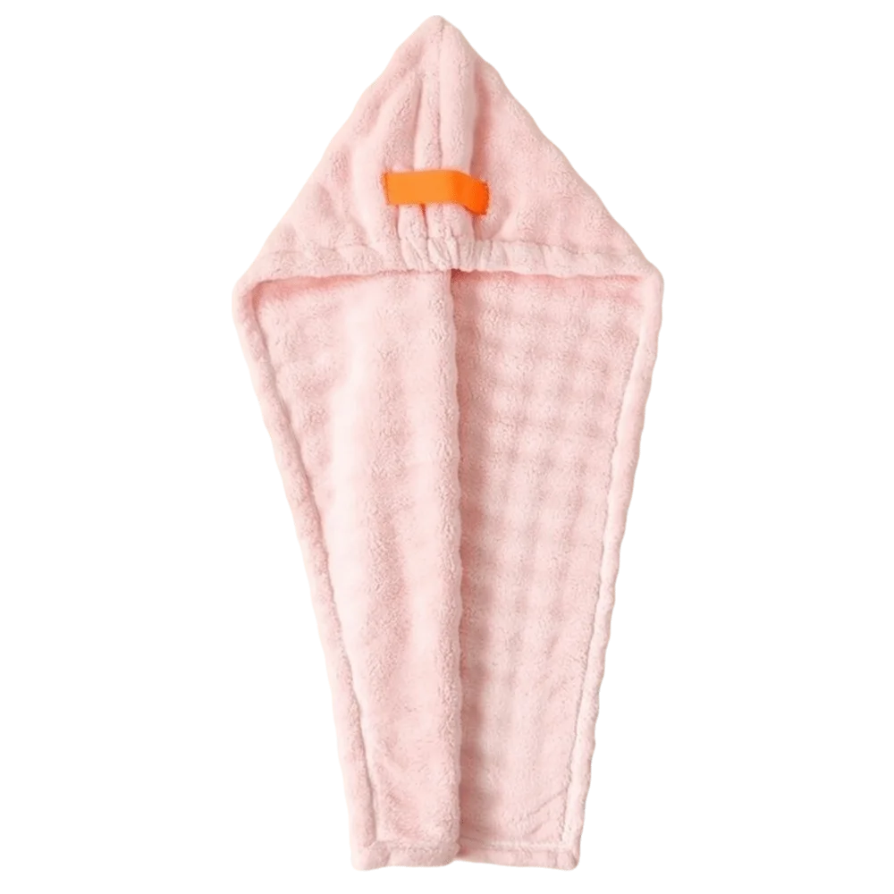 Microfiber Hair Drying Towel Wrap – Absorbent Turban Cap
