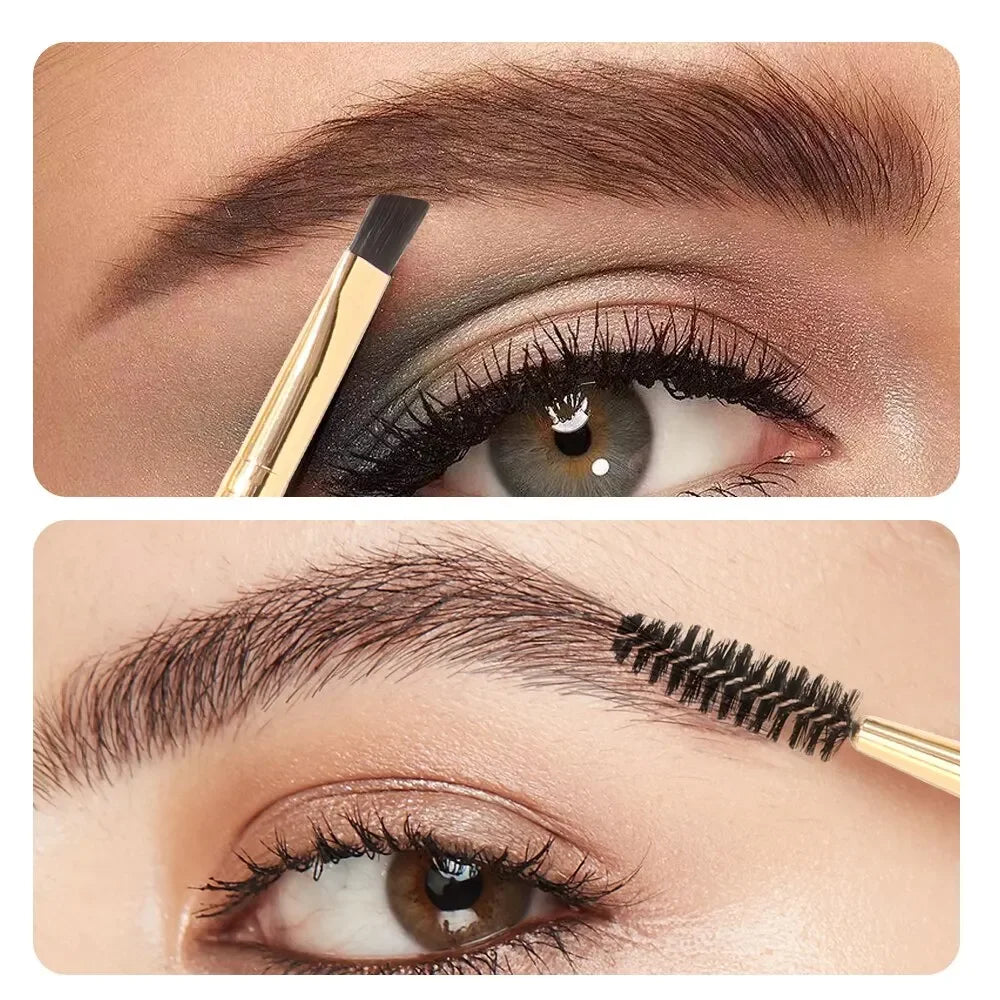 MAANGE 5-Pc Double Ended Eyebrow & Eyeshadow Brush Set