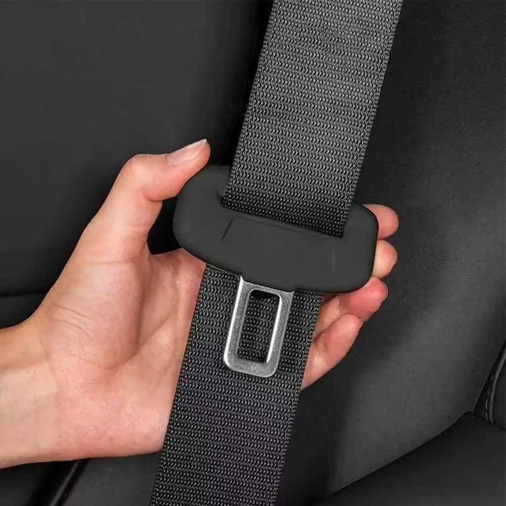 Silicone Seat Belt Buckle Protective Cover Anti-Scratch & Anti-Rattle Buckle Protector For Car Interior Soft Protective Covers Oasis Select
