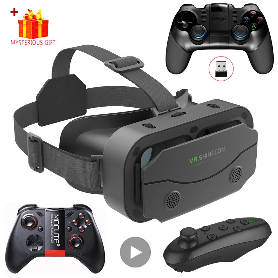 3D VR Headset Goggles for iOS & Android Smartphones | 110° FOV
