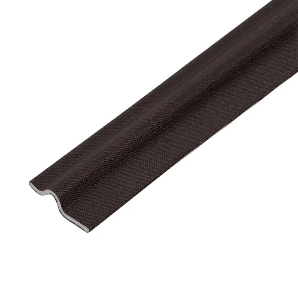 New Soundproof Foam Flat Window Sealing Strip S-shaped Flexible Weatherstrip Windproof 2 Meters Window Weather Stripping Window Oasis Select brown-Sliding