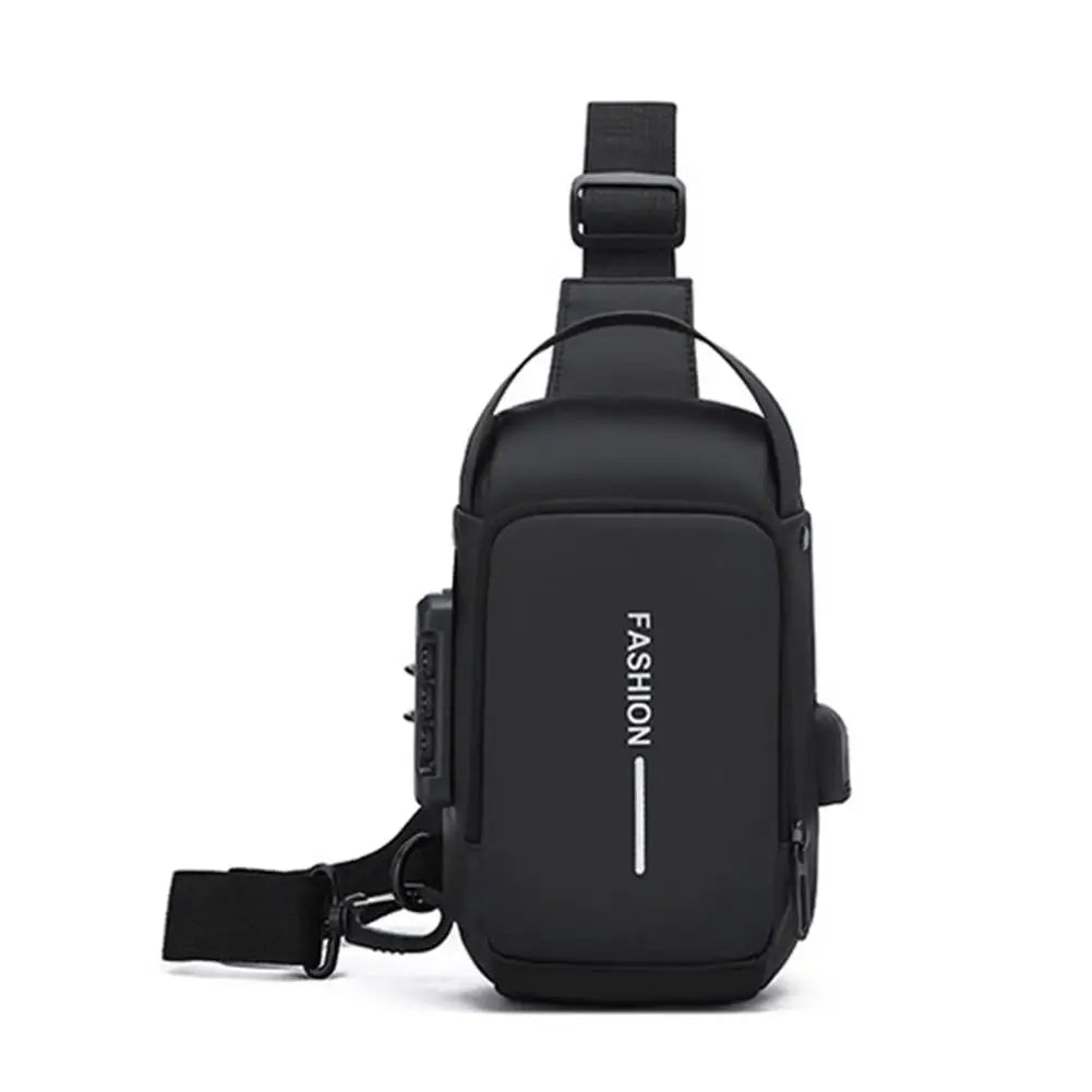 2025New Multifunction Anti-theft USB Shoulder Crossbody Bag Travel Sling Pack Messenger Pack Chest Bag Male Luxury Brand Men Oasis Select C