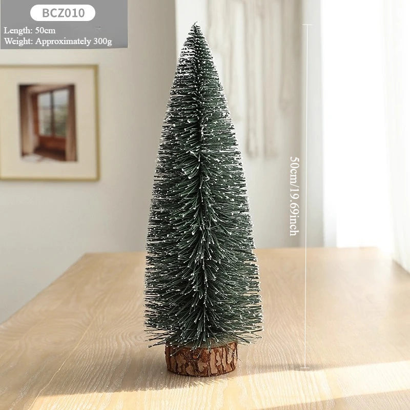 Christmas Decorations Snow Scenes Mini Christmas Trees Office Desks Wine Cabinets TV Cabinets Christmas Decorative Items Oasis Select BCZ010 50cm Look at the picture