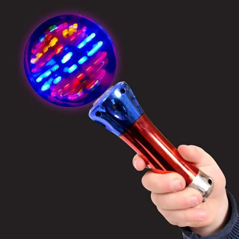 7.8 Inch Flashing LED Wand Classroom Prizes Light Up Magic Ball Toy Wand Thrilling Spinning Light Show for Boys & Girls for Kids Oasis Select