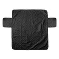 Reversible Quilted Sofa Cover 1/2/3 Seater | Non-Slip Slipcover Sofa Slipcover Oasis Select Black 2-Seater Sofa