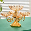 Luxury Multi-Level 360° Reversible Crystal Fruit And Candy Tray for Christmas Celebrations Oasis Select 001