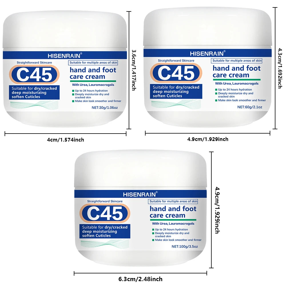 HISENRAIN Coconut Oil Hand & Foot Cream – 24H Deep Moisturizing Hand & Foot Cream Oasis Select