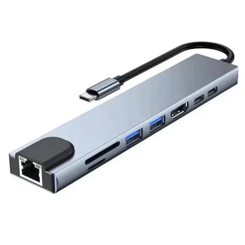 USB C HUB Type C Splitter Thunderbolt 3 Docking Station Laptop Adapter With For Macbook Air M1 iPad Pro RJ45 HDMI-compatible Oasis Select