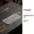 Washable Zen Double-sided Tea Table Dry Bubble Mat Tea Ceremony Accessories Brocade Chinese Style Tea Mat Square Table Pad Oasis Select Mat - Bamboo Pattern Gray