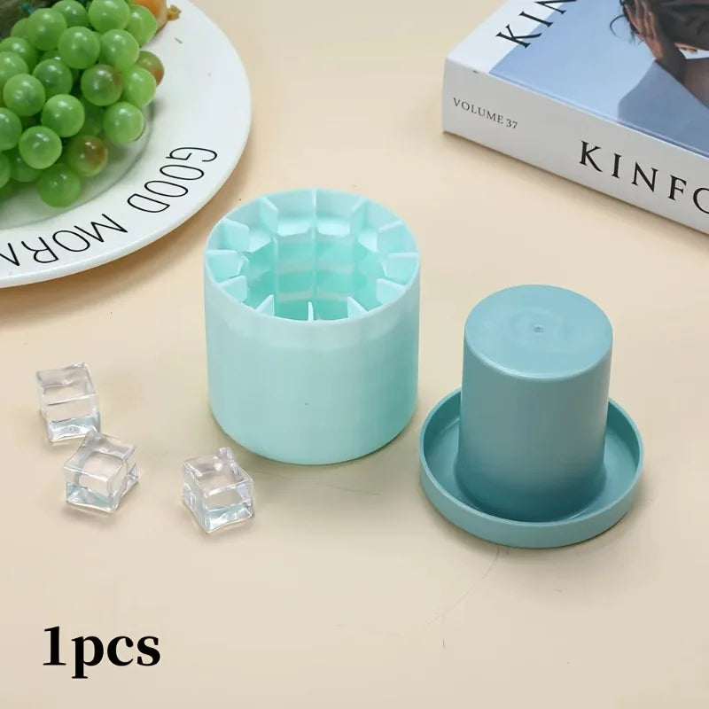Multifunctional Silicone Ice Cube Mold Ice Maker Portable Box Ice Tray Bucket Household Items Oasis Select