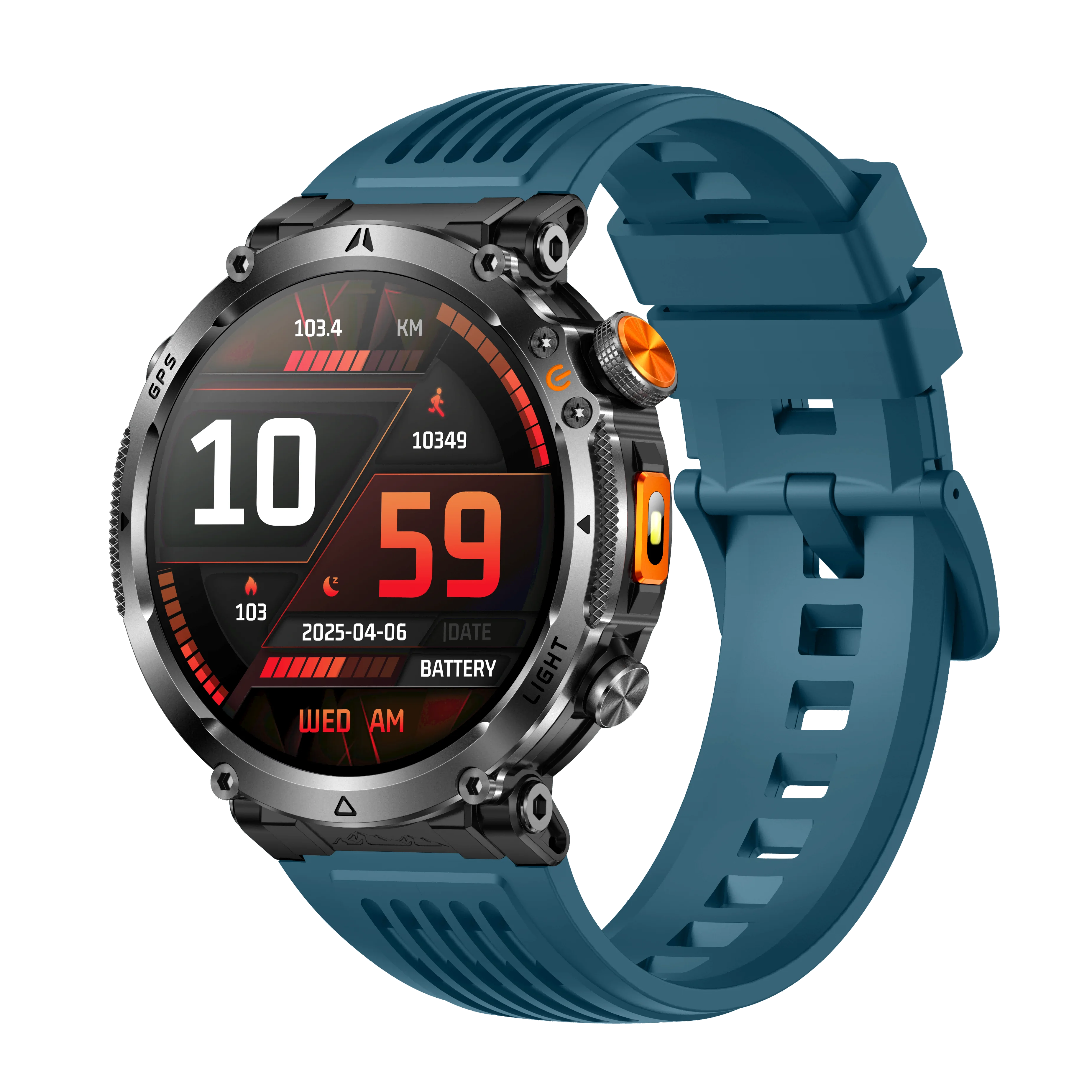 GPS Sports Smartwatch 1.7" HD Bluetooth Call Health Monitor
