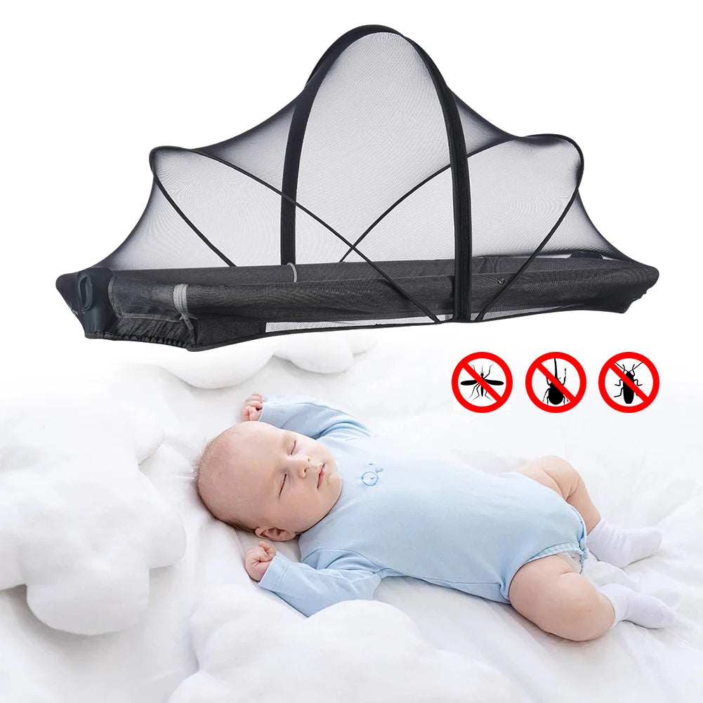 Baby Crib Mosquito Net Tent – Foldable Breathable Bug Cover Baby Mosquito Net Oasis Select