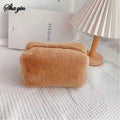 Velvet Makeup Bag – Large Capacity Cosmetics Pouch for Women