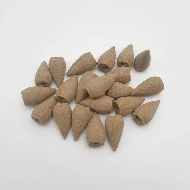 100/200/500 Pieces Backflow Incense Cones Mixed Natural Scent Waterfall inciensos Cones Tower Incense Backflow Incense Bullet Oasis Select Ay Tsao 100pcs