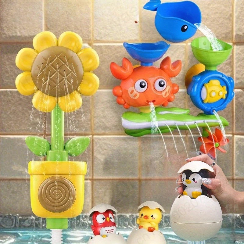 Interactive Suction Cup Bath Toy Set for Youngsters，Ideal for Youngsters and Schoolers, Perfect Gift for Halloween, Christmas Oasis Select