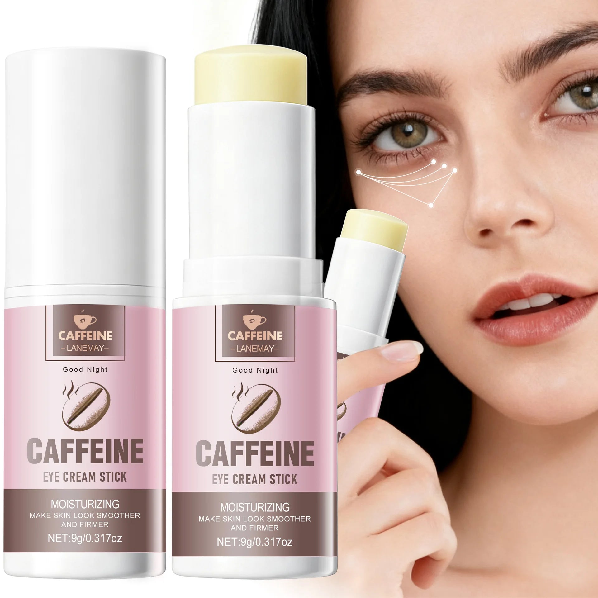 Caffeine Eye Cream Stick – Retinol & Vitamin E, 9g