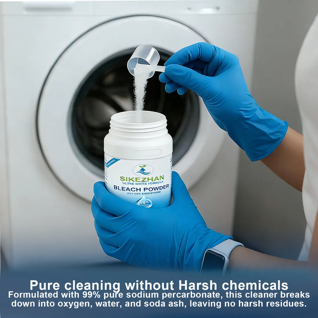 Pure Sodium Percarbonate Oxygen Bleach Powder Color-Safe Laundry Stain Remover Chlorine-Free Fabric Whitener All-Purpose Cleaner Oasis Select
