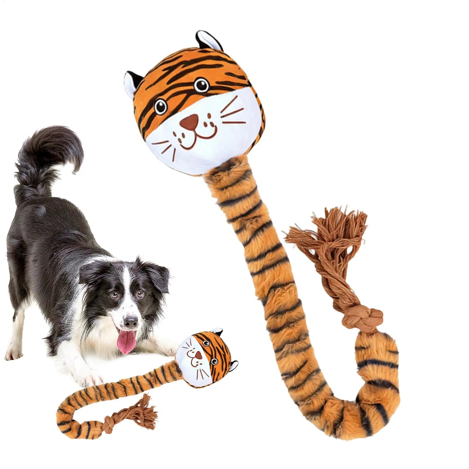 Interactive pet tug-of-war teeth cleaning and teeth-cleaning dog toys Plush Teething Animal Pet Supplies Stuffed Squeaky Toys Oasis Select