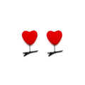 2/4/6PCS Heart Hair Clips Dainty Metal Barrettes Coquette Aesthetic Hair Accessories Women Girls Non Slip Daily Gift Oasis Select 2pcs