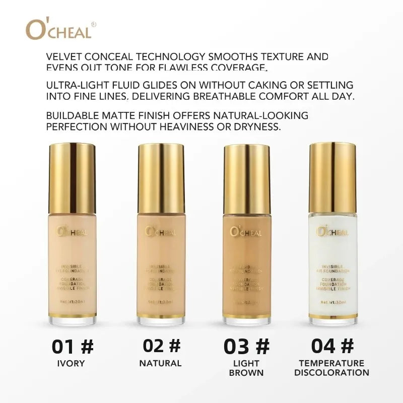 OCHEAL Temperature-Changing Liquid Foundation | Full Coverage