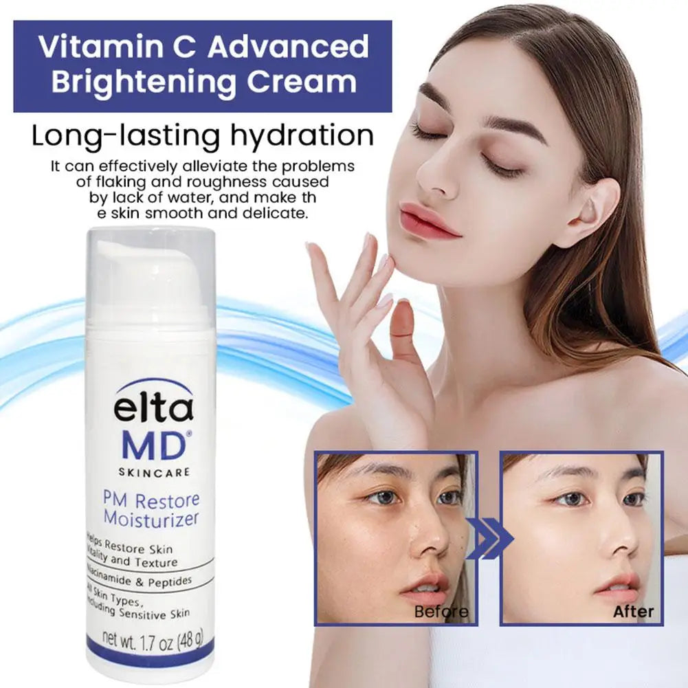 Eltamd 48ml Facial Sunscreen SPF46 UV Sunscreen Anti-Radiation Waterproof&sweatproof Non-greasy for Sensitive and Acne ProneSkin Oasis Select