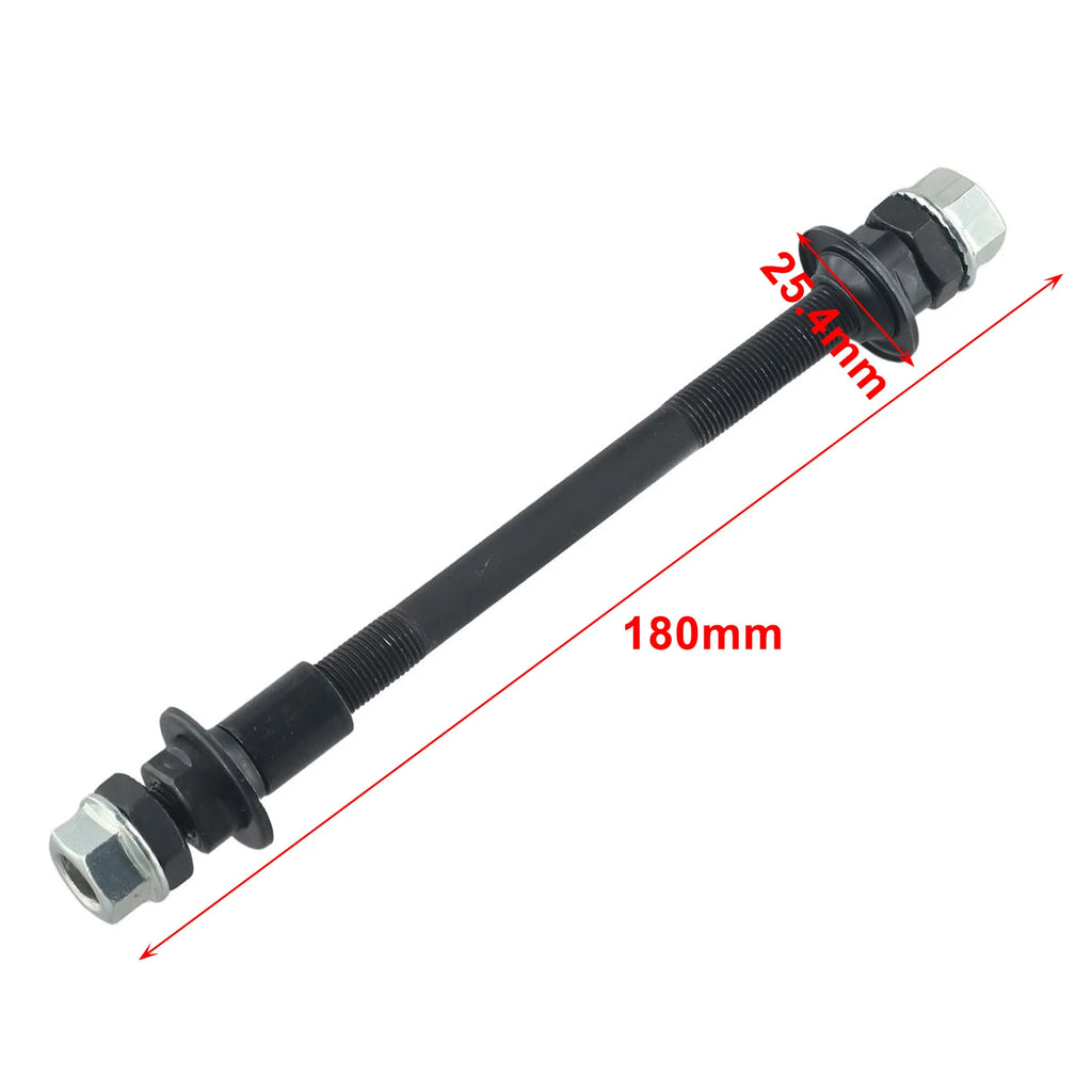 Solid Hub Axle Spindle Shaft Metal Adapter Mountain Bike Cycling Parts Mountain Bike Accessories Part Front Rear 150mm 180mm Oasis Select Rear Axle