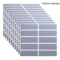 100pcs Rectangular Scraping Stickers Scratch Cards Funny Creative Scratch Off Stickers Adhesive Scratch Off Cards Oasis Select 100pcs