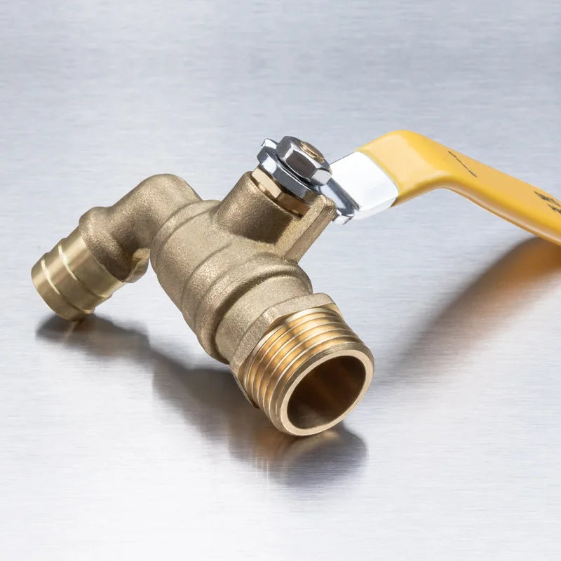 Thicken Garden Tap Faucet 1/2'' 3/4'' Metal Snap Fittings BSP Garden Hose Connector Home Outdoor Garden Tools