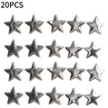2.4CM 10/20pcs Creative Star Magnetic Refrigerator Patch For Photo Wall Mounting Entry Door Magnetic Sticker Home Decoration Oasis Select Star Magnet X 20