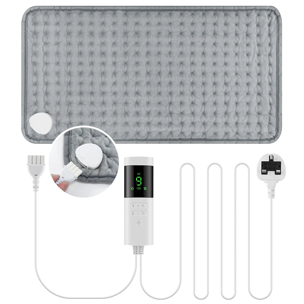 AFDEAL Electric Heated Blanket Pad – 9 Heat Settings & Timer