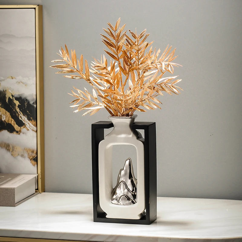 New Chinese Home Living Room Rockery Light Luxury Decoration Porch TV Cabinet Wine Cabinet Creative Fortune Adornment Oasis Select