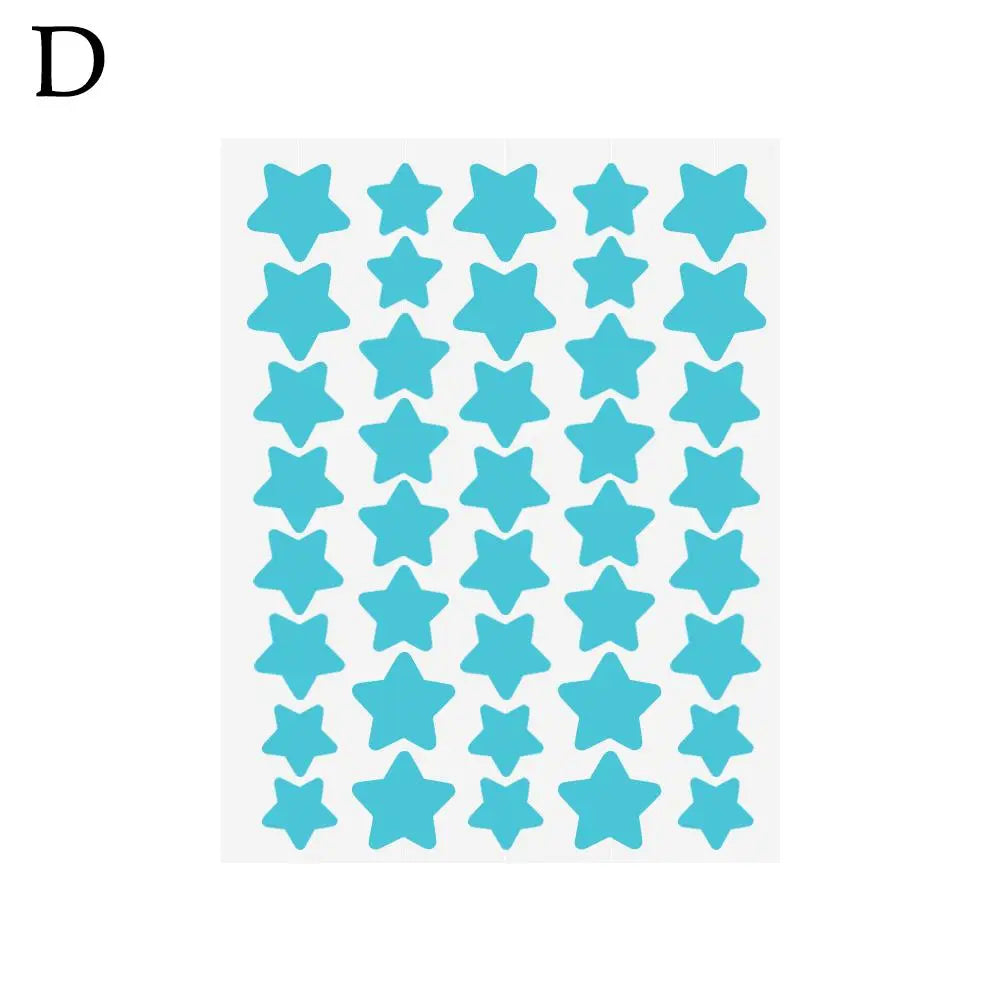 40pcs Colorful PE Pimple Patches Cute Star Shaped Pimple Cover Sticker Invisible Pimple Cover Removal Pimple Patch Oasis Select D CN