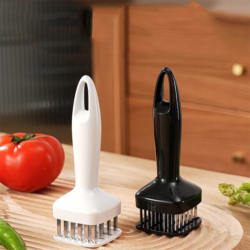 24 Blades Needle Meat Tenderizer Stainless Steel Knife Meat Beaf Steak Mallet Meat Tenderizer Hammer Pounder Cooking Tools Oasis Select