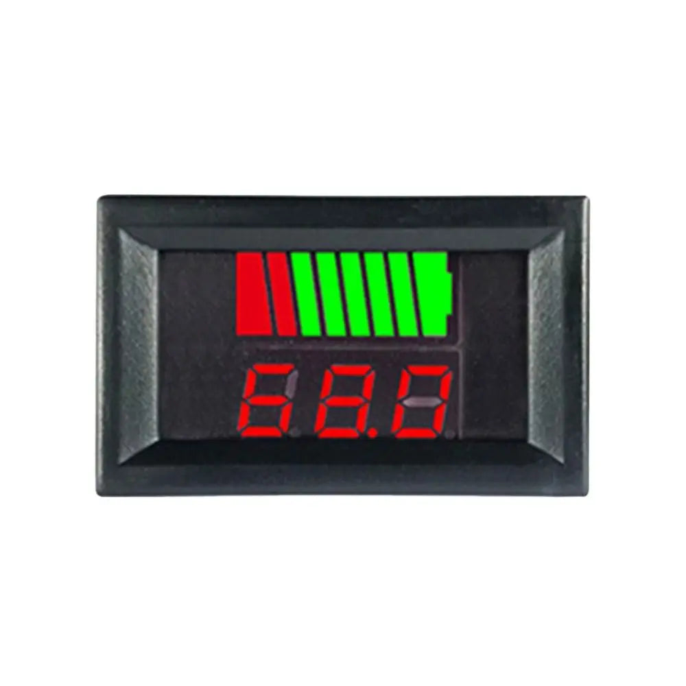 Digital Battery Voltmeter 12V–84V Charge Level Indicator