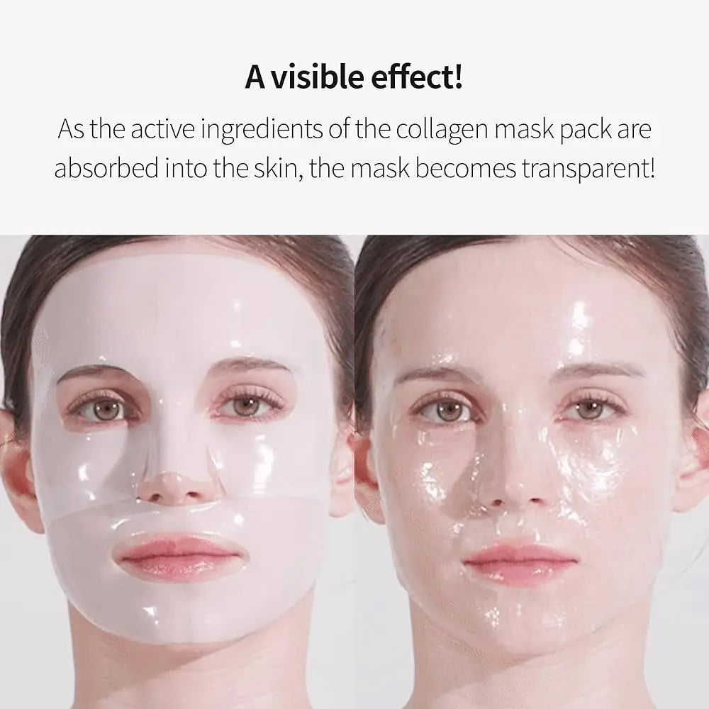 SADOER Collagen Facial Mask – Hydrate, Firm & Brighten Skin Collagen Face Mask Oasis Select