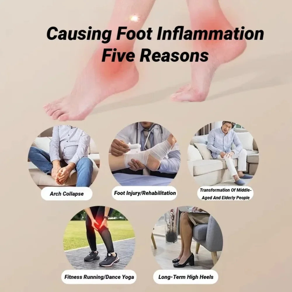 Foot Roller Massager Yoga Plantar Fascia Home Fitness Fingerpressure Board Deep Muscle Relaxation Massage Ergonomic Oasis Select