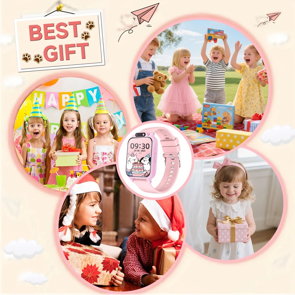 Kids' Smart Watch – 18 Educational Games, Camera & Pedometer